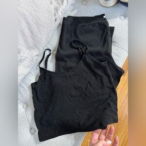 PINK Victoria's Secret Black pajama set